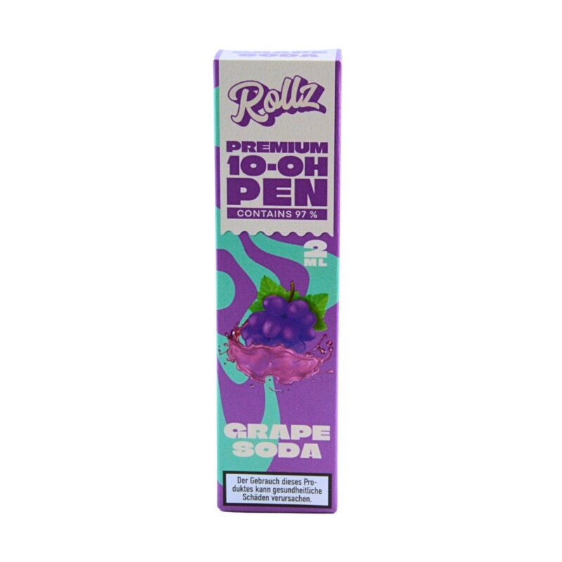 Rollz Vape 10-OH-HHC THC CBD Super Sauce Vapo Vaporizer Blüten HHC CBG CBG9 CBC Grape Soda
